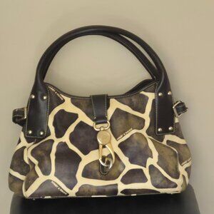 Dooney & Bourke Giraffe Print Satchel – Rare Animal Print Handbag